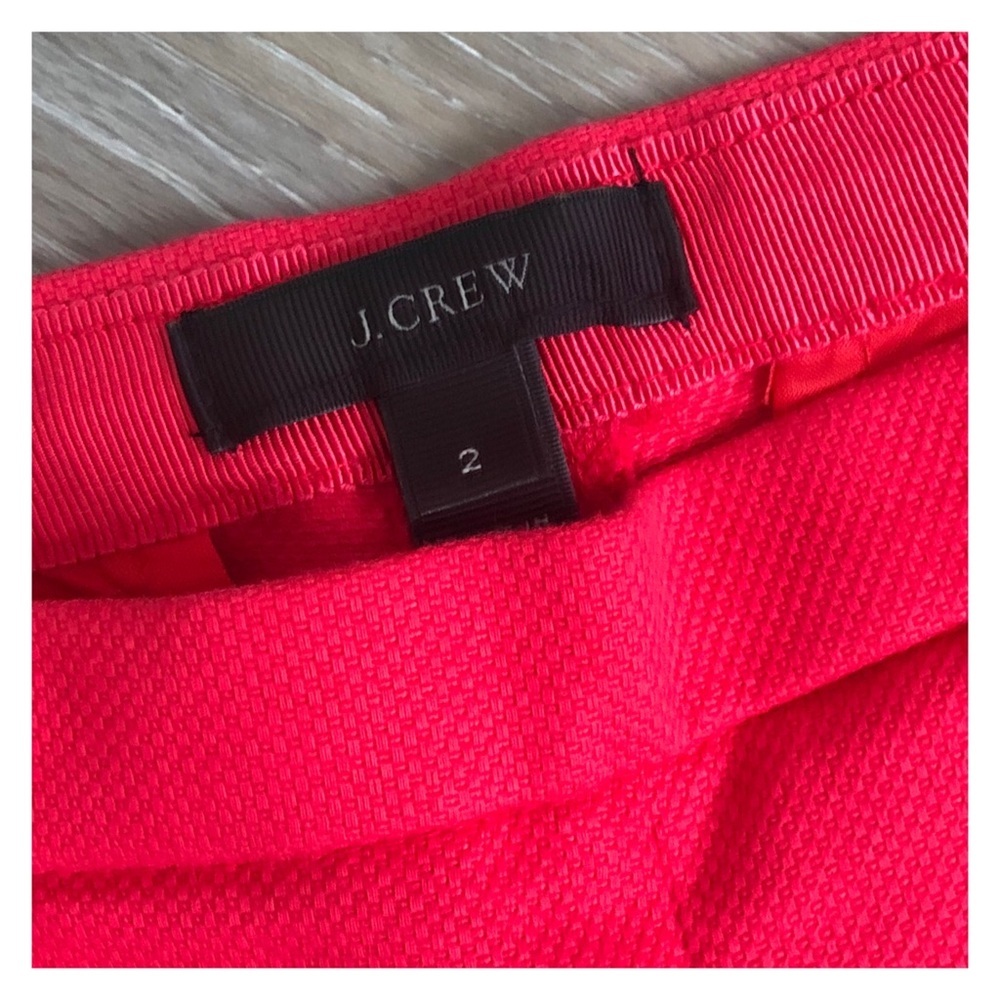 J. Crew Cotton Pique Side Zip Pleated Shorts - Picture 4 of 6